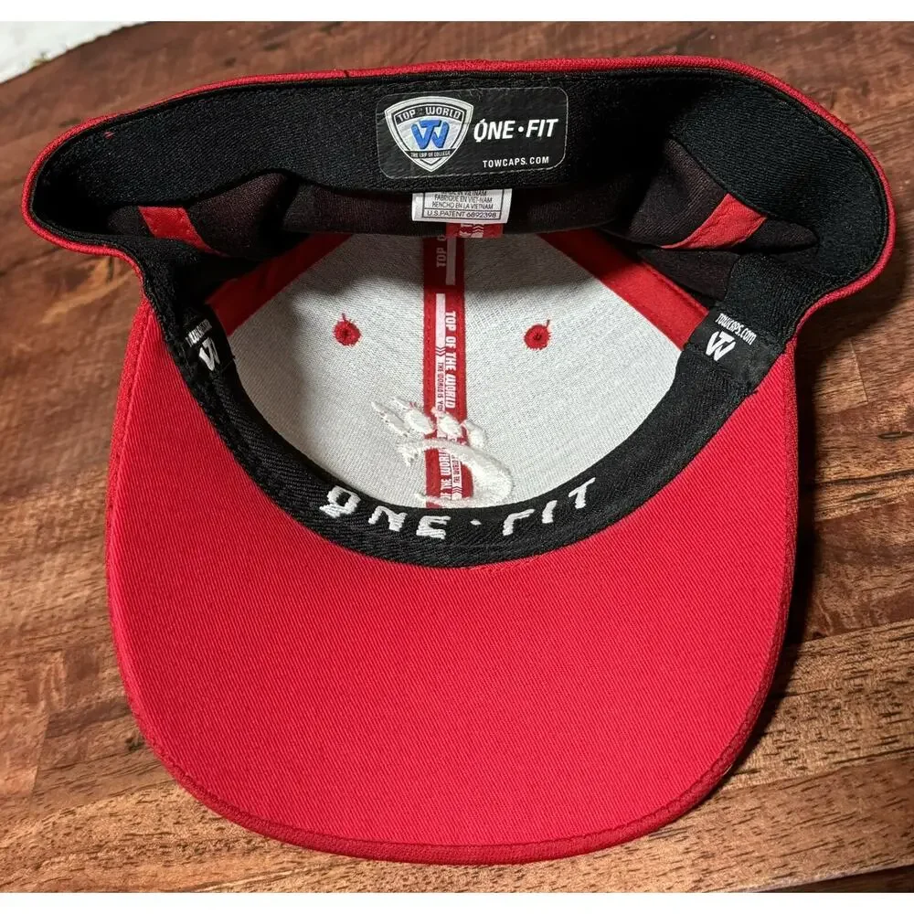 Cincinnati Bearcats Top of the World Stretch Fit Cap (Black) NWT Sz M/L